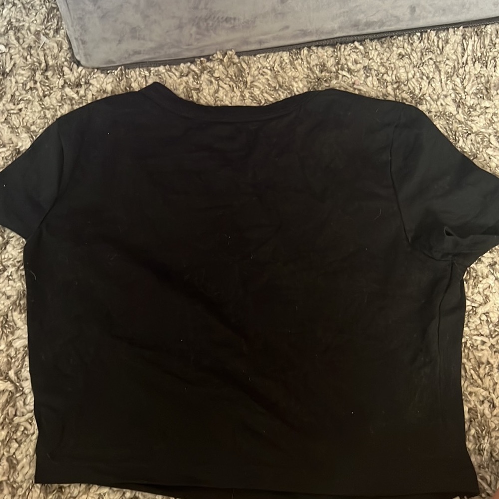 Black crop tee - Picture 2 of 2
